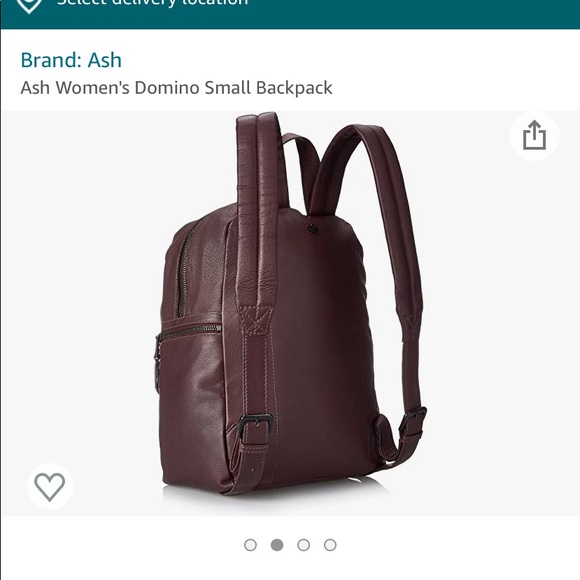 Ash Domino Leather backpack main image 7
